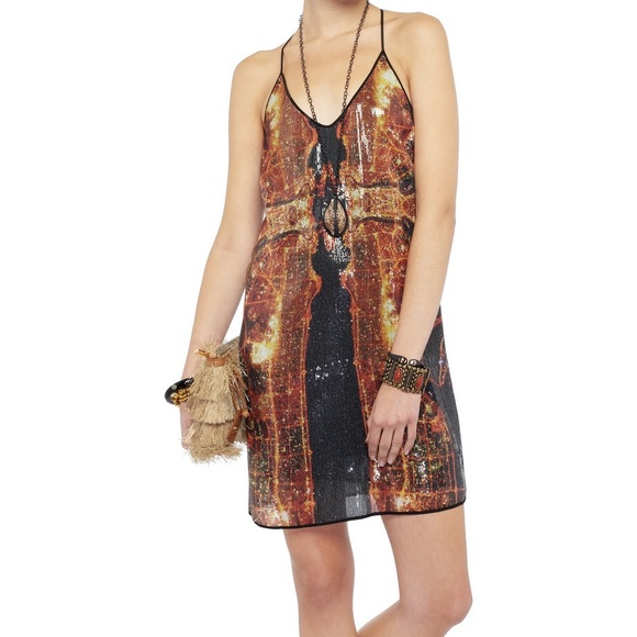 Clover Canyon Dresses & Skirts - Clover Canyon Dubai in the Sky Sequin Dress XS